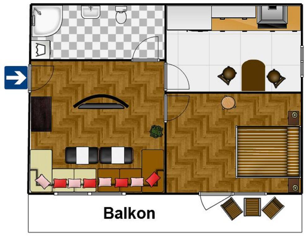Apartament Krupowki Center Daire Zakopane Dış mekan fotoğraf
